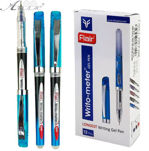 Ручка гелева Flair Writometer Gel Синя 1200м  747А