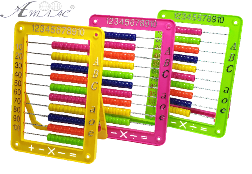 Счеты детские с ножкой, пластиковые 15,5 х 22 см 02689 Счеты детские с ножкой, пластиковые 15,5 х 22 см 02689