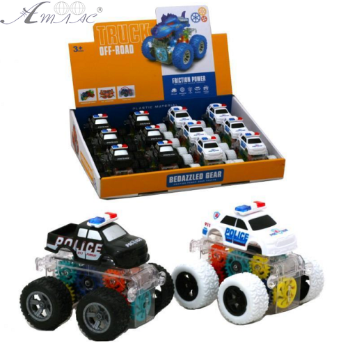 Игрушка Машинка Джип Police Белый инерционный 9 см 401-08 фото 2 Игрушка Машинка Джип Police Белый инерционный 9 см 401-08 фото 2