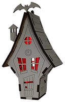 Домик с подсветкой № 17/1 свет - Быстрое трехцветное переключение, сенсорный выключатель, МДФ AS-5526, Е-025