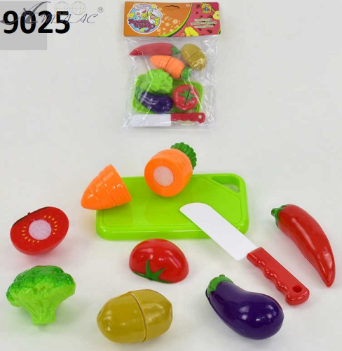 Іграшка набір Овочі на липучки з дошкою 9025 Іграшка набір Овочі на липучки з дошкою 9025