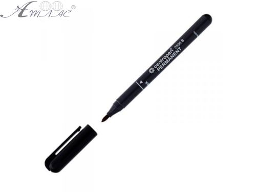 Маркер Centropen перманентный черный   2836/01 