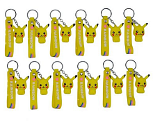 Брелок Пикачу с силиконовым браслетом 5 см  09338