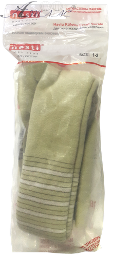 Колготки махра Nesti смугасті, р.1-2 р. 12573