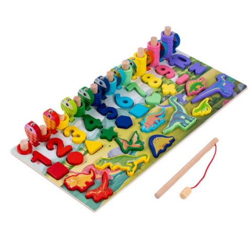 Игрушка Деревянная Dino Учебно - игровая доска  MD 2758 фото 2