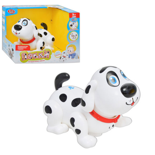 Интерактивная игрушка Собака Лакки музыкальный сенсор говорит  7110