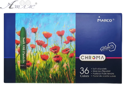 Пастель масляная Marco CHROMA 36 цвета профессиональная  1091-36CB  фото 2