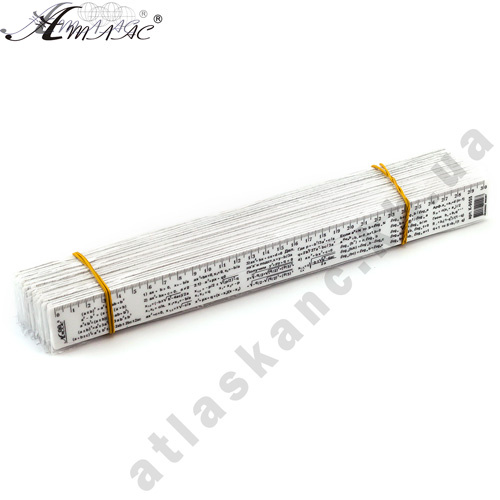 Лінійка 30 см Геометрія сніжно-біла в упаковці AS-0611, К-9057 фото 2 Лінійка 30 см Геометрія сніжно-біла в упаковці AS-0611, К-9057 фото 2