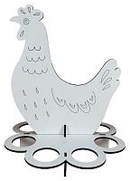 Сувенир "Пасхальная подставка Курочка" на 8 яиц 19.8 х 23.7 см AS-6223, М-2017