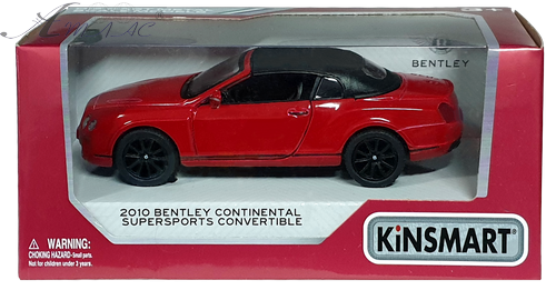 Машинка Kinsmart Bentley Contin. SC, кабріолет  KT5353W фото 2