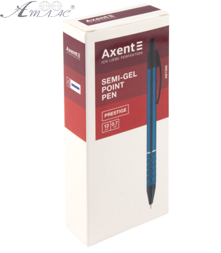 Ручка шариковая Axent Prestige металл 0,7 мм автомат AB1066-A фото 2 Ручка шариковая Axent Prestige металл 0,7 мм автомат AB1066-A фото 2