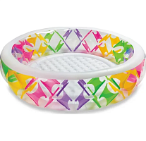 Бассейн Intex круглий мягкое надувное дно 772л  229-57см  56494