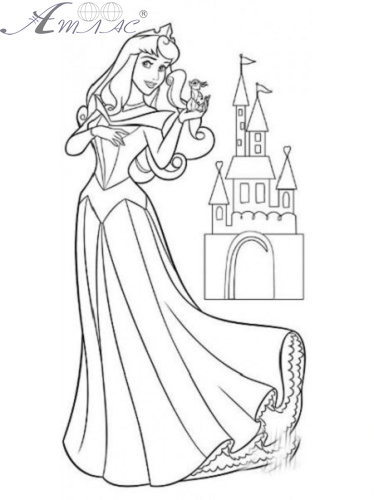 Холст с контуром Аврора на подрамнике 15 х 30 см 950712 Холст с контуром Аврора на подрамнике 15 х 30 см 950712