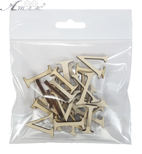 Цифры для часов Римские 12 шт высотой 3 см из фанеры AS-4853 Цифры для часов Римские 12 шт высотой 3 см из фанеры AS-4853