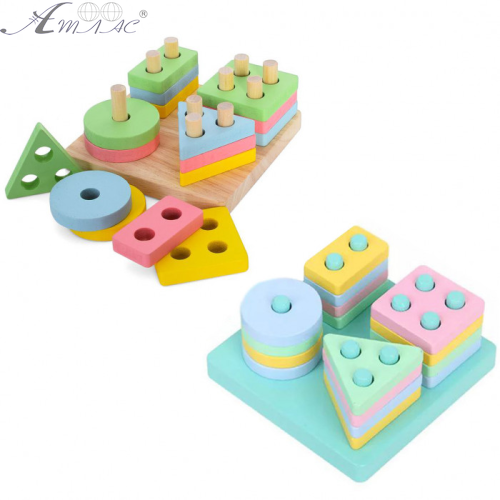 Іграшка Дерев'яна Сортер фігури Геометріка  MD2907 фото 2