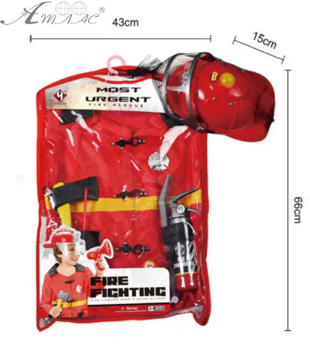 Игрушка Набор Пожарного с курткой на ребенка 3-5 лет 11144 фото 2 Игрушка Набор Пожарного с курткой на ребенка 3-5 лет 11144 фото 2