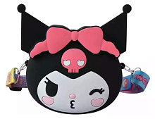 Кошелек силиконовый Sanrio Kuromi силикон 14 см  С68965