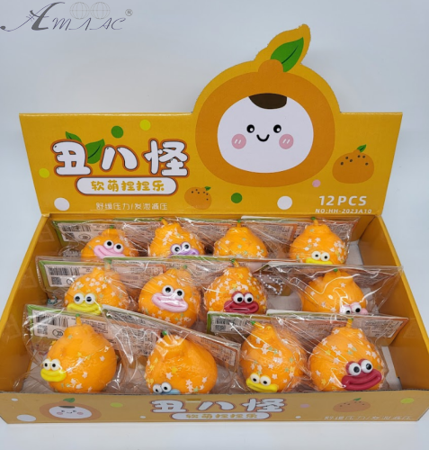 Іграшка антистрес Апельсин з обличчям  05294 фото 3