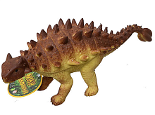 Іграшка силіконова антистрес, динозавр коричневий із шипами 20 см  14251