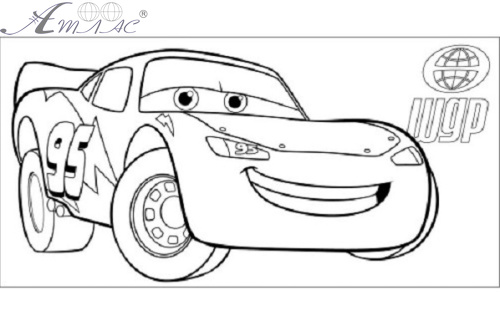 Холст с контуром Тачки - 4 на подрамнике 15 х 30 см 950742 Холст с контуром Тачки - 4 на подрамнике 15 х 30 см 950742