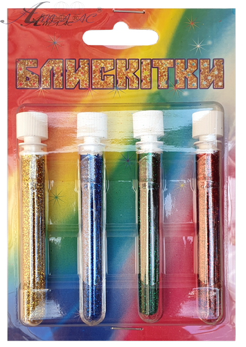 Блестки (Глиттер) Набор № 4 - 2 гр ( 4 шт ) - Золото + Синий + Зеленый + Красный AS-2204, А-973 фото 3 Блестки (Глиттер) Набор № 4 - 2 гр ( 4 шт ) - Золото + Синий + Зеленый + Красный AS-2204, А-973 фото 3