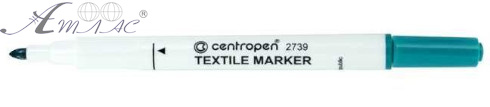 Маркер для Тканини Centropen Зелений 3.9 мм 2739/04 Маркер для Тканини Centropen Зелений 3.9 мм 2739/04