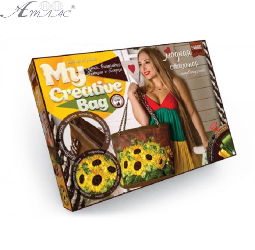 Набор для творчества Вышивка сумки Лентами и бисером My Creative Bag  МСВ-01-03