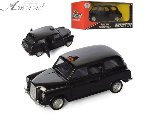 Машинка Автосвіт Austin FX4 Чорний Кеб Таксі мет.інерц.  AS-2825