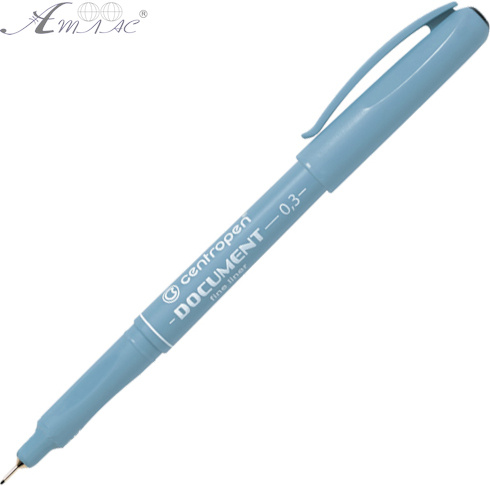Ручка капиллярная линер Centropen 0,3 Liner черный К2631 7503