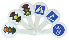 Віяло з картинками - Дорожні знаки AS-0015, К-5381