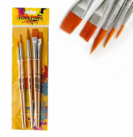 Набор кистей синтетических  5шт Peppy Pinto № 4,6,8,10   04096