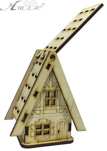 Будинок № 14 Скринька з відкидним дахом 6 х 6,5 х 10 см AS-4263, F-0143 фото 2