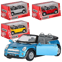 Машинка Kinsmart Mini Cooper S Convertible кабрио  KT5089W