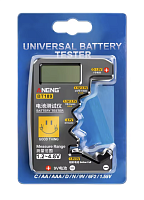 Тестер батарей універсальний з екраном 9х6см  16414