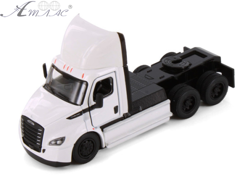 Машинка Kinsmart Freightliner eCascadia вантажівка Білий  KT5466W-3
