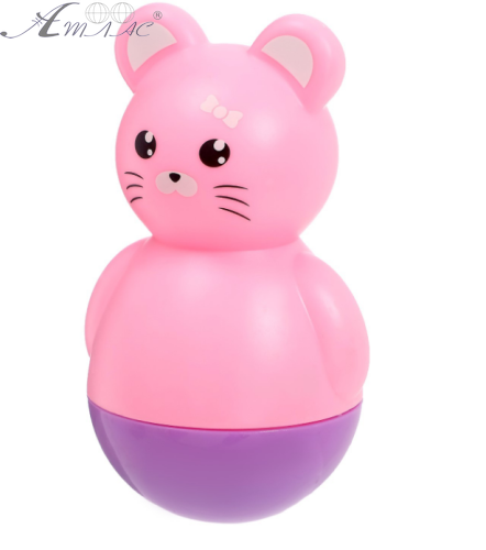 Іграшка Неваляшка Тварини мікс 9 см  5008-А фото 2