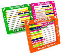 Рахівниці дитячі з ніжкою, пластикові 16,5 х 19 см  8015