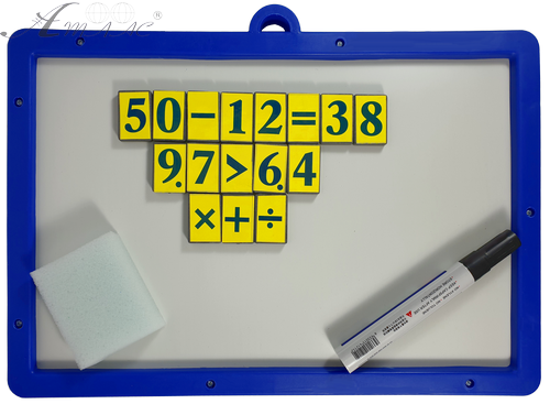 Дошка Магнітна сухостираєма з пластиковою рамкою з Цифрами і маркером 33,5 х 23.8 см AS-0222 фото 2 Дошка Магнітна сухостираєма з пластиковою рамкою з Цифрами і маркером 33,5 х 23.8 см AS-0222 фото 2