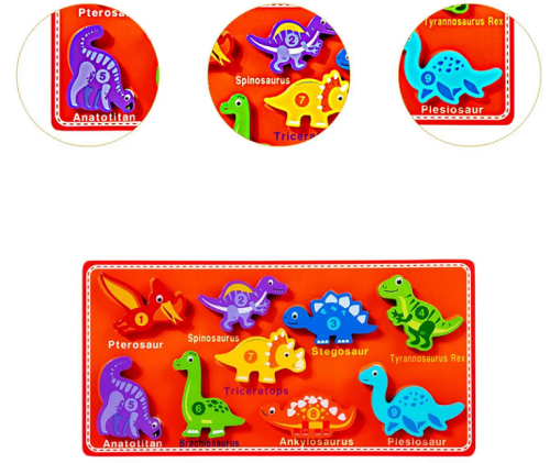 Игрушка Деревянная Рамка-вкладышна липучке Микс  С15059 фото 2