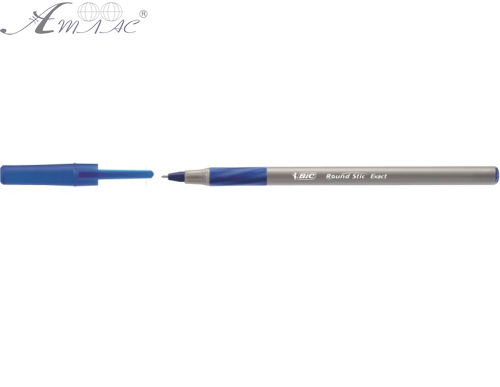 Ручка шариковая BIC Round Stic Exact Синяя 0,7 мм  918543   фото 2