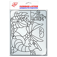 Трафарет Вітражний - рельєфний Дракончики 22С1406-08