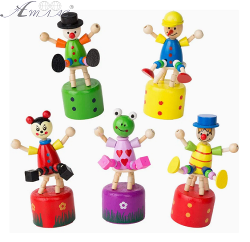 Игрушка Кукла танцующая дерево 12 см  03905