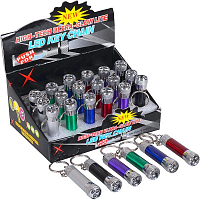 Брелок фонарик   металл 7см   518-3