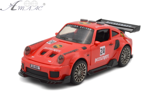 Машинка Porsche 911 з димом 17см інерційна в коробці  06427