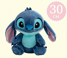 Игрушка мягкая Стич синий  пушистый 30 см.  С-786