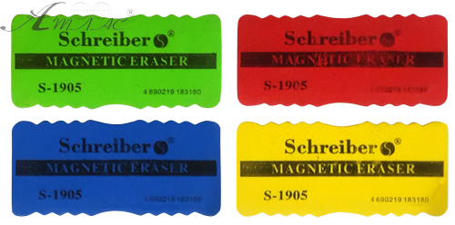 Губка для дошки сухостираюча прямокутна 4 кольори 13 х 6 см S-1905 Губка для дошки сухостираюча прямокутна 4 кольори 13 х 6 см S-1905