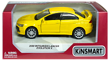 Машинка Kinsmart Mitsubishi Lanser Evolution X, спорт KT5329W