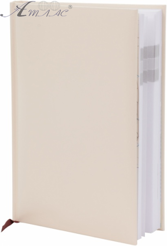 Ежедневник недатированный А5 Лист Bussines цвета Микс 1В-21