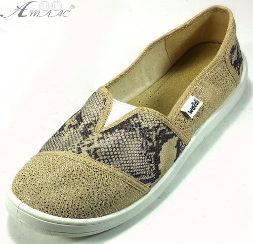 Мокасини Waldi золоті, змія р.36 183/276-0