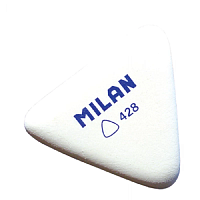 Резинка-Ластик Milan белый треугольник 51 х 46 х 13 мм  428